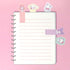 Sticky Index Memo Set Note Pad, Kawaii Kuromi, Kitty, My Melody, Cute Stationary Note School Supplies