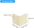 8Pcs 90 27x28x27mm uxcell Degree Plastic Corner Braces, Nylon Shelf Right Angle Brackets with Screws for Cabinets