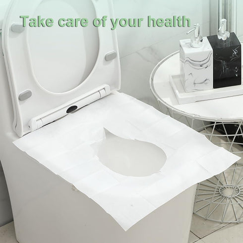 Generic 50Pcs Disposable Toilet Seat Covers, Portable Travel Toilet Seat Covers,Hotel Toilet Paper Pad,Travel Essential