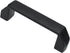 FDXGYH 2pcs Aluminium Alloy Handle Black Rectangular Pull Handle, 120mm Industrial Cabinet Hardware