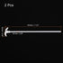 MECCANIXITY PTFE Electric Stirring Rod 300x52mm Overhead Stirrer Mixer Shaft with Foldable Paddle for Lab 2Pcs