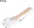 uxcell 1.1" Width Small Paint Brush Nylon Bristle with Wood Handle Painting Tool for Wall, Door, Cabinets, Furniture, Fences, White 6Pcs by uxcell