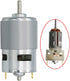 Micro DC 12V-24V 10000RPM 775 Motor, High Power Low Noise Brushed DC Motor Driver for Electrical Tools