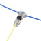 Brightfour T Tap Wire Connectors for 16-20 AWG Wires, Solderless 3 Way 1 Pin Wire Connectors, 12 Pack
