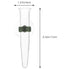 8pcs Flower Test Vases with Picks Tubes, Decorative Wall Planter Test Vases for Flowers