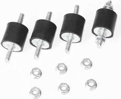 4pcs 29 x 20mm Rubber Mounts, Rubber Vibration Isolator Mounts with M8 x 20mm Studs