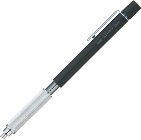 Uni Shift Pipe Lock Drafting Pencil, 0.5mm, Black Body with Smoke Accent
