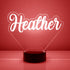 Store Custom Name LED Sign Night Light Lamp with Remote - Personalized Name
