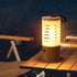 pazmia 1500mAh Dimming Portable Wooden Night Light Mini Stepless Warm White Light USB Rechargeable for Bedroom Baby