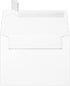LUXPaper A6 Invitation Envelopes | 4 5/8 x 6 1/4 Cards | 80lb. 100% Cotton - Brilliant White | 50 Pack | Peel & Press