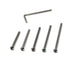 iexcell 100 Pcs M3 x 30/35/40/45/50 Stainless Steel 304 Hex Socket Button Head Cap Screws Assortment Kit