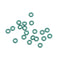 uxcell Fluorine Rubber O-Rings, 4mm OD 2mm ID 1mm Width FKM Seal Gasket for Plumbing, Green, Pack of 20