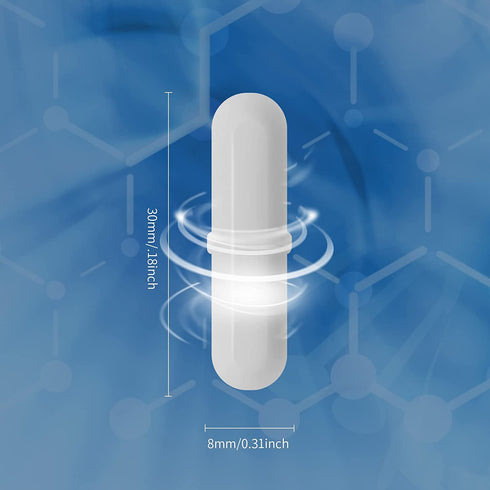 20 Pcs 30mm(1.18 inch) PTFE Magnetic Stirrer Mixer Stir Bar,White Color,Laboratory Bar,Stir Plate Bar,Stir Bars…