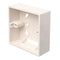 Fielect 86 Type Universal Switch Socket Wire Slot Box, Surface Mount Wall Switch Protection Box, Plastic White