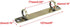 Semetall 2pcs A7 Notebook 2-Ring Binder Mechanism, Metal Loose Leaf Binders Ring Clips, Replacement Kit, Bronze