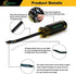 Heavy Duty Staple Remover Tool for Upholstery, Construction Staple Puller Tack Lifter for Removing Nails and Tacks