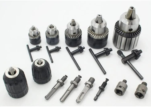 Pack of 2 Drill Chuck Keys - Universal Drilling Power Tools Replacement 16mm