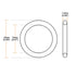 uxcell Silicone O-Rings, 15mm OD 12mm ID 1.5mm Width VMQ Seal Gasket, White, Pack of 20