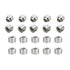 Zeberoxyz 10pcs POM Small Pulley V-Slot Wheels Kit - Double Bearing, for Aluminum Extrusion 3D Printer Parts
