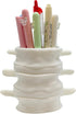 TIME&TRAVE 3D Printed Spine Pen Holder, Anatomical Vertebrae Pencil Cup Based on Real