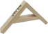 2 5.8"x5.8" Dnyta Pcs Wall Mount Wood Shelf Brackets, Natural Solid Wood Bracket Pendant Light Lamp Hanging Bracket DIY
