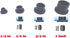 HORTIPOTS 1/2 Inch Top Hat Grommet, Pack of 25, Rubber Inside Diameter 12mm-13mm ID for Tubing