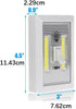 ZEZEFUFU Mini COB LED Lamp Switch Wall Night Lights Battery Operated Cabinet Garage Light Bedside Lamp Aisle Lights