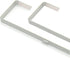 Over-The-Door Mirror Hanger, Adjustable 14.5-inch Set with Protective Lining, Perfect Height & Fit for Mirrors