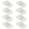 NUOBESTY 8pcs Self-Adhesive Sticky Casters Universal Swivel Storage Box Wheels with Steel