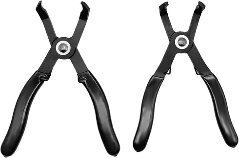 30 & 80 Push Pin Plier Set, Angled Pliers Fastener Remover Tool Rivet Puller, 2 Pcs Set