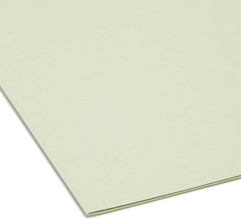 Smead Erasable FasTab Hanging File Folder, 1/3-Cut Built-in Tab, Letter Size, Moss, 20 per Box (64032)