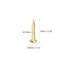 uxcell Small Tiny Brass Nails 1.5x10mm for DIY Decorative Pictures Wooden Boxes Household Accessories 50pcs