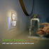 Chrobak LED Night Light,Star Sky Snowflake Glowing Angel LED Night Light Plug into Wall with Dusk to Dawn Light Sensor