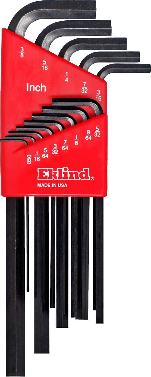 EKLIND 10222 Hex L-Key allen wrench Combo- Long Inch / MM (2 sets 22pc) by Eklind Tool