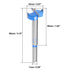 uxcell Forstner Drill Bits 23mm, Tungsten Carbide Wood Hole Saw Auger Opener, Boring Bit Cutter