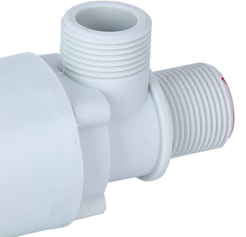 Automatic Float Valve, 3/4" Thread Water Level Control Valve, Plastic Vertical Liquid Level Control Sensor with Filter