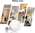 KOHEOPT G25 Bulbs,120V 5W(60W 5000K CRI85+ Bathroom,E26 Non-Dimmable (2 Pack) LED Globe Light Equivalent), Daylight