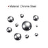 HARFINGTON 2pcs Precision Balls - 32mm Diameter G10 Chrome Steel Ball for Bearings, Silver