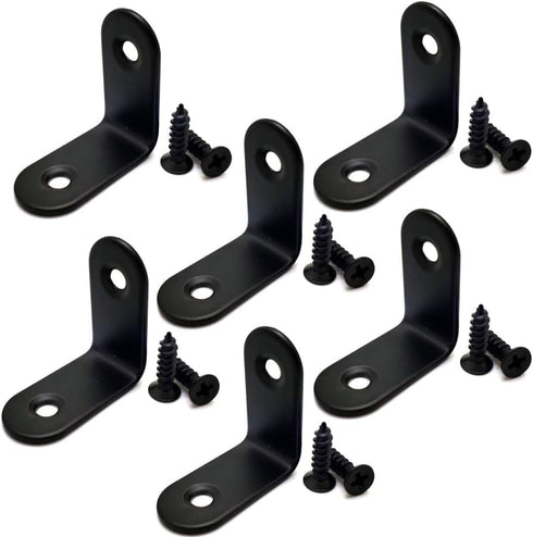 ZHome 303016MM Metal L Shape Corner Brace Wall Shelves Hanging Bracket Joint Right