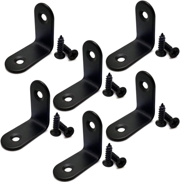 ZHome 303016MM Metal L Shape Corner Brace Wall Shelves Hanging Bracket Joint Right