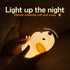 7 3 S NMT Cute Dog Silicone Night Light for Kids Room, Colors Changing Nursery Sleeping Lamp, Level Brightness Beside