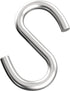 Axe Sickle 304 Stainless Steel 3 Inch S Hooks - Heavy Duty Hanging Hook for Utility Use, Loads up to 550 lbs, 4 Pcs