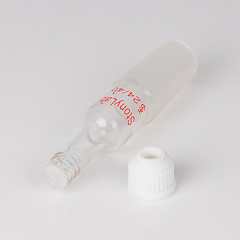 stonylab Thermometer Inlet Adapter - 24/40 Inner Joint, 80mm Height for Distillation Apparatus