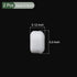 YOKIVE 2 Pcs Magnetic Stir Bar, PTFE Coated Cylinder Type Stirrer | Great for Lab Liquid Solution Stirring Mixing(White, 0.2 x 0.12-Inch)