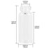 4ml Clear Glass Vials with Screw Caps and Plastic Stoppers, Leak-Proof Small Liquid Sample Vial, 12PCS