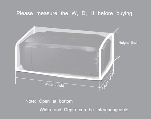 (18W 18D 15H), Large Printer Dust Cover x x We Have All Popular Size Printer Jacket Copiers Cover Compatible for Canon