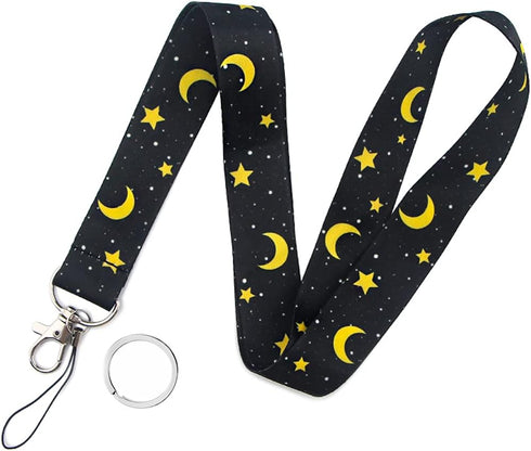 Yiflin Cute Neck Lanyard for Keys, Wallet, ID Card Holder, Cool Keychain Lanyard for Men and Women