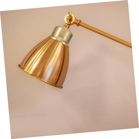 2pcs E27 Bulb DOITOOL Vintage Brass Lamp Socket Cup Half Thread Heavy Duty Metal Holder for Floor and Table Lamps