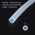 10ft 1/2" ID x 5/8" OD Silicone Tubing Clear 12.7mm x 15.9mm Industrial Plastic Tubing Pure Silicone Hoses for Pump Siphoning Draining Irrigation Brewing