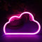 YouOKLight Neon Cloud Sign, LED Wall Light Night Lights, Battery or USB Powered for Bedroom Decor, Pink